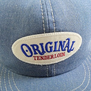 TENDERLOIN テンダーロイン T-TRUCKER CAP CHAMBRAY トラッカーキャップ 青 Size 【フリー】 【中古品-良い】 20787824