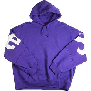 SUPREME シュプリーム 23AW Big Logo Jacquard Hooded Sweatshirt Purple パーカー 紫 Size 【XL】 【中古品-非常に良い】 20788118