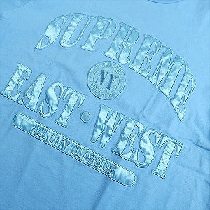 SUPREME シュプリーム 21AW East West S/S Top Blue Tシャツ 水色 Size 【L】 【中古品-良い】 20788258