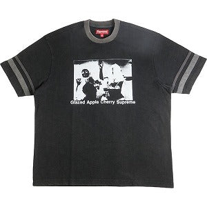 SUPREME シュプリーム 23AW Glazed Athletic S/S Top Black Tシャツ 黒 Size 【L】 【中古品-非常に良い】 20788270