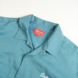 SUPREME シュプリーム 21AW Thermal Work Shirt Work Green レイヤード長袖シャツ 緑 Size 【L】 【中古品-良い】 20788429