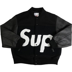 SUPREME シュプリーム 24SS Big Logo Chenille Varsity Jacket Black ジャケット 黒 Siz –  foolsjudge