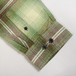 SUPREME シュプリーム 23SS Shadow Plaid Flannel Shirt 長袖シャツ 緑 Size 【XL】 【新古品・未使用品】 20789136