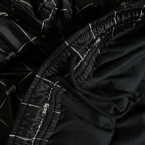 SUPREME シュプリーム ×LACOSTE 18SS Reflective Grid Nylon Track Pant Black トラックパンツ 黒 Size 【S】 【中古品-非常に良い】 20789521