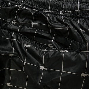 SUPREME シュプリーム ×LACOSTE 18SS Reflective Grid Nylon Track Pant Black トラックパンツ 黒 Size 【S】 【中古品-非常に良い】 20789521
